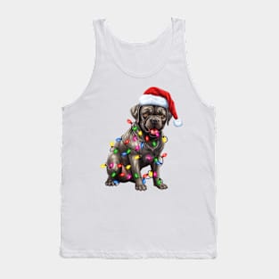 Christmas Cane Corso Tank Top